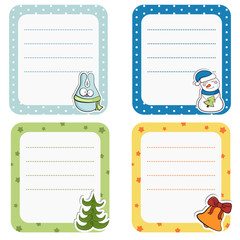 Collection of christmas frames.