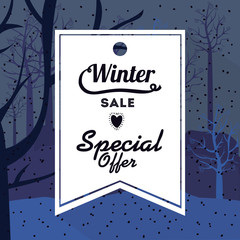 winter sale design 