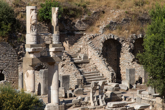 Temple of Domitian in Ephesus Ancient City