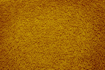 yellow fluffy towel texture background