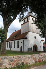 Naklejka premium Dorfkirche in Eckersberg/Okartowo