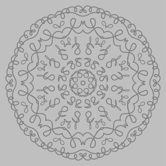 Mandala. Round Ornament Pattern. Vintage decorative elements. Hand drawn background. Islam, Arabic, Indian, ottoman motifs.
