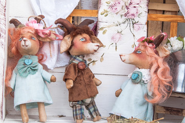 children's toys on a holiday