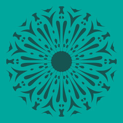 Fototapeta na wymiar Mandala. Ethnic decorative elements. Hand drawn background. Islam, Arabic, Indian, ottoman motifs.