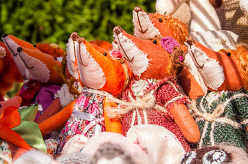 children's toys on a holiday