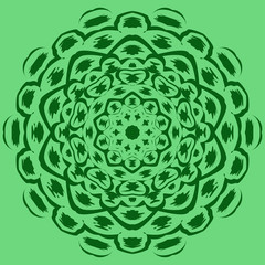 Mandala. Ethnic decorative elements. Hand drawn background. Islam, Arabic, Indian, ottoman motifs.