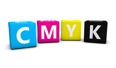 Cmyk Digital Offset Print Concept