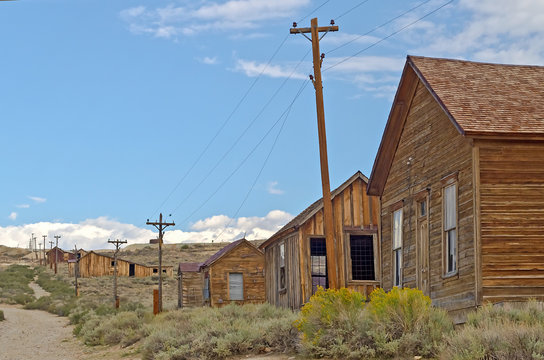 Abandoned House in the Gold Mining Ghost Town of Bodie, Californ