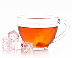 Ice Tea on white background