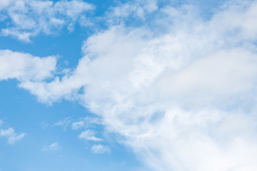Fototapeta premium Cloud on the blue sky.