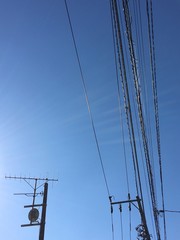 電線と空