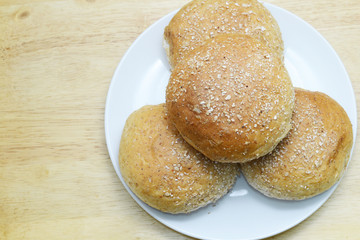 bun for fastfood and berger