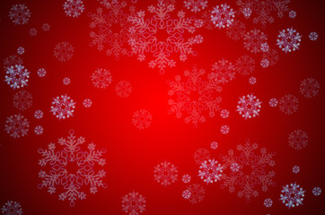 Christmas background with bokeh lights