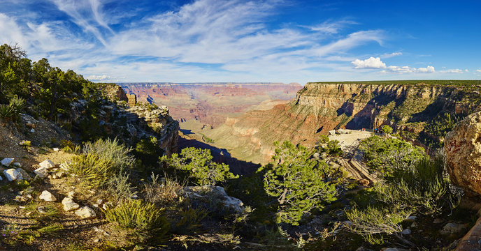 Grand Canyon Panorama bei Trailview Overlook 01