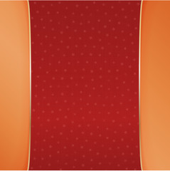 Obraz premium Christmas red Background with white Snowflakes