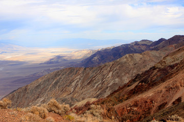 View from Dante point in Death Valley National Park, California, USA