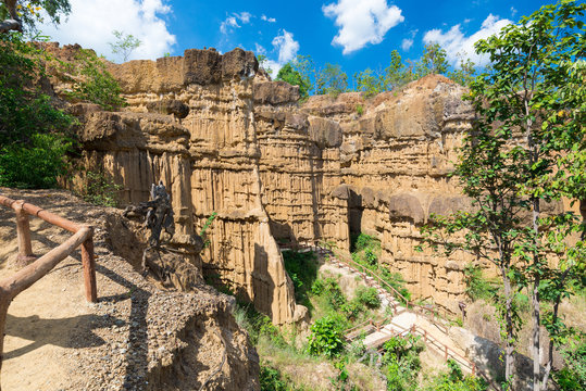 Pha Chor canyon in Mae Wang National Park,Chiang Mai,Thailand