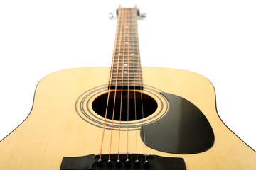 Obraz premium Guitar isolated on white