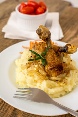 Grilled chicken thigh