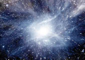 Stars, dust and gas nebula 