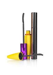 mascara for make-up isolated on white background