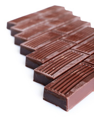 Chocolate sticks on table