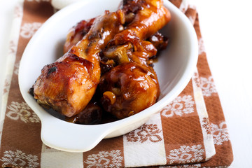 Roasted chicken drumsticks