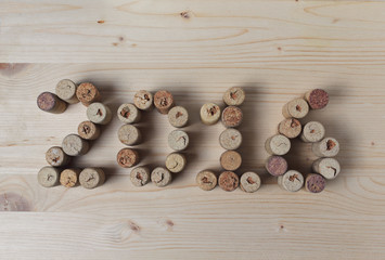 Wine corks closeup 2016