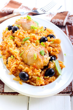 Chicken and rice casserole