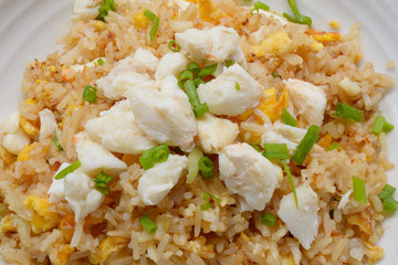 Crab Fried Rice - Fried rice thai style Asia Thailand