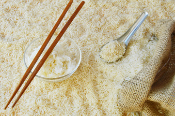 Cooked, raw rice
raw rice Cooked, raw rice
raw rice 