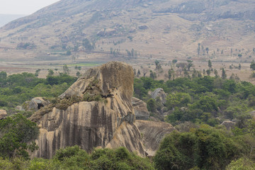 Rock Anja Reserve landscape in Madagascar, Africa