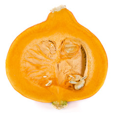 Fresh Pumpkin (isolated on white)