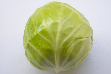 cabbage isolated on white background