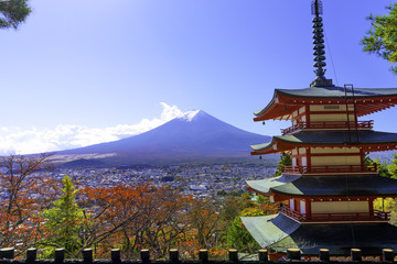 Mt.Fuji and Pagoda,Japan
富士山と五重塔