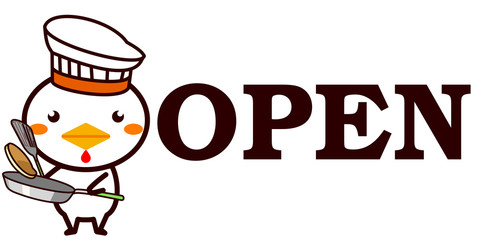 OPEN,CLOSEDを知らせる動物シリーズ