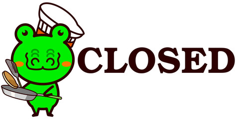 OPEN,CLOSEDを知らせる動物シリーズ