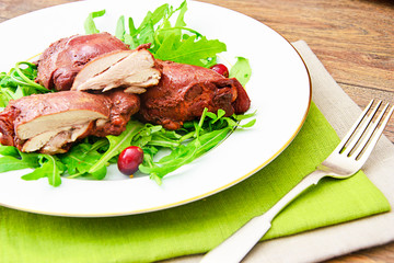 Healthy and Diet Food: Boiled Chicken in Onion Skins