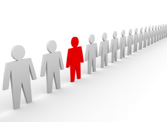 Individuality - stand out of a crowd