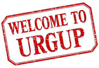 Urgup - welcome red vintage isolated label