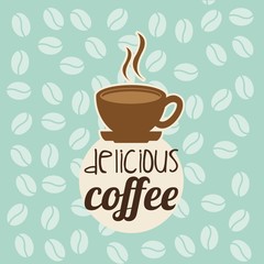 delicious coffee design 