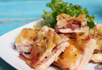 Casserole with cheese