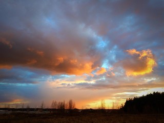 sky before the storm