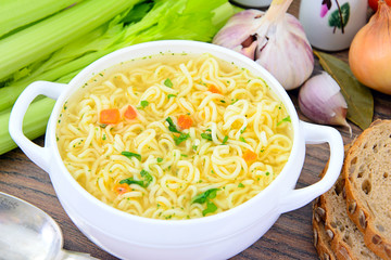 Chicken Soup with Noodles