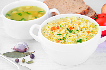 Chicken Soup with Noodles