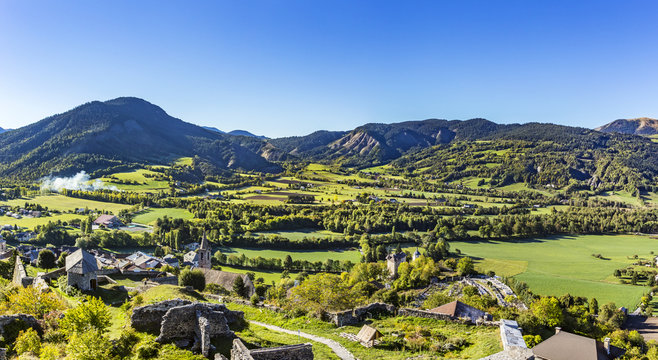 citadel Vauban in  Seyne les Alpes in the french Region provence
