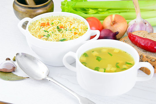 Chicken Soup with Noodles