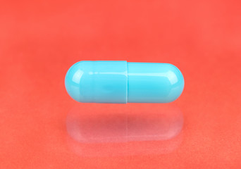 Blue capsules