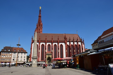 The MARIENKAPELLE chapel in W&uuml;rzburg, Germany
