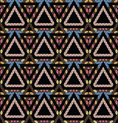 Tribal monochrome pattern. 